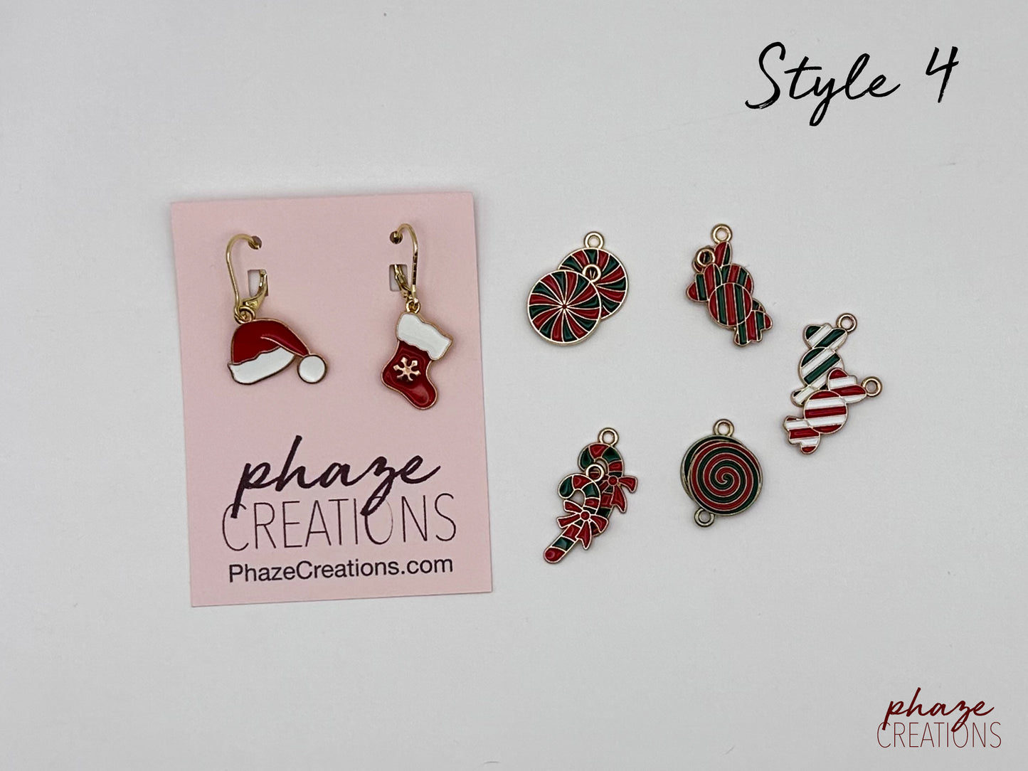 Interchangeable Christmas Earrings