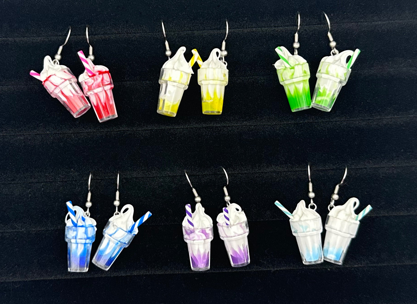 3D Milkshake Earrings