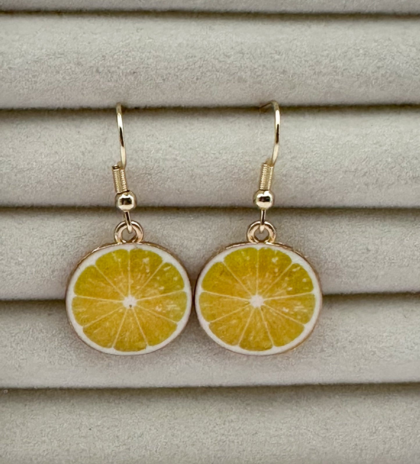 Lemon Slice Dange Earrings