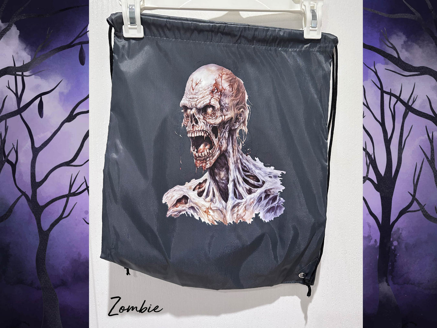 Halloween Themed Backpack String Bag