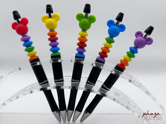 Mickey themed Beaded Pen