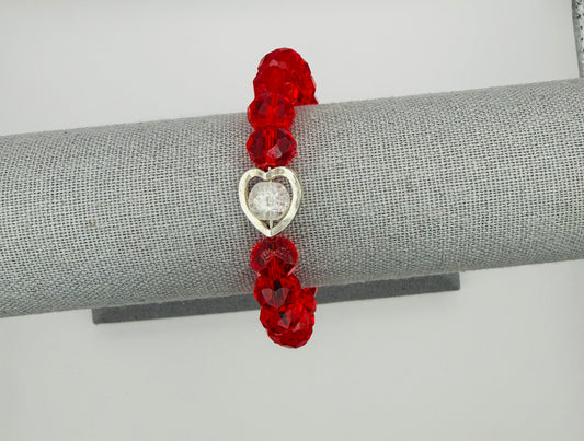 Valentine Heart Memory Coil Bracelet ￼