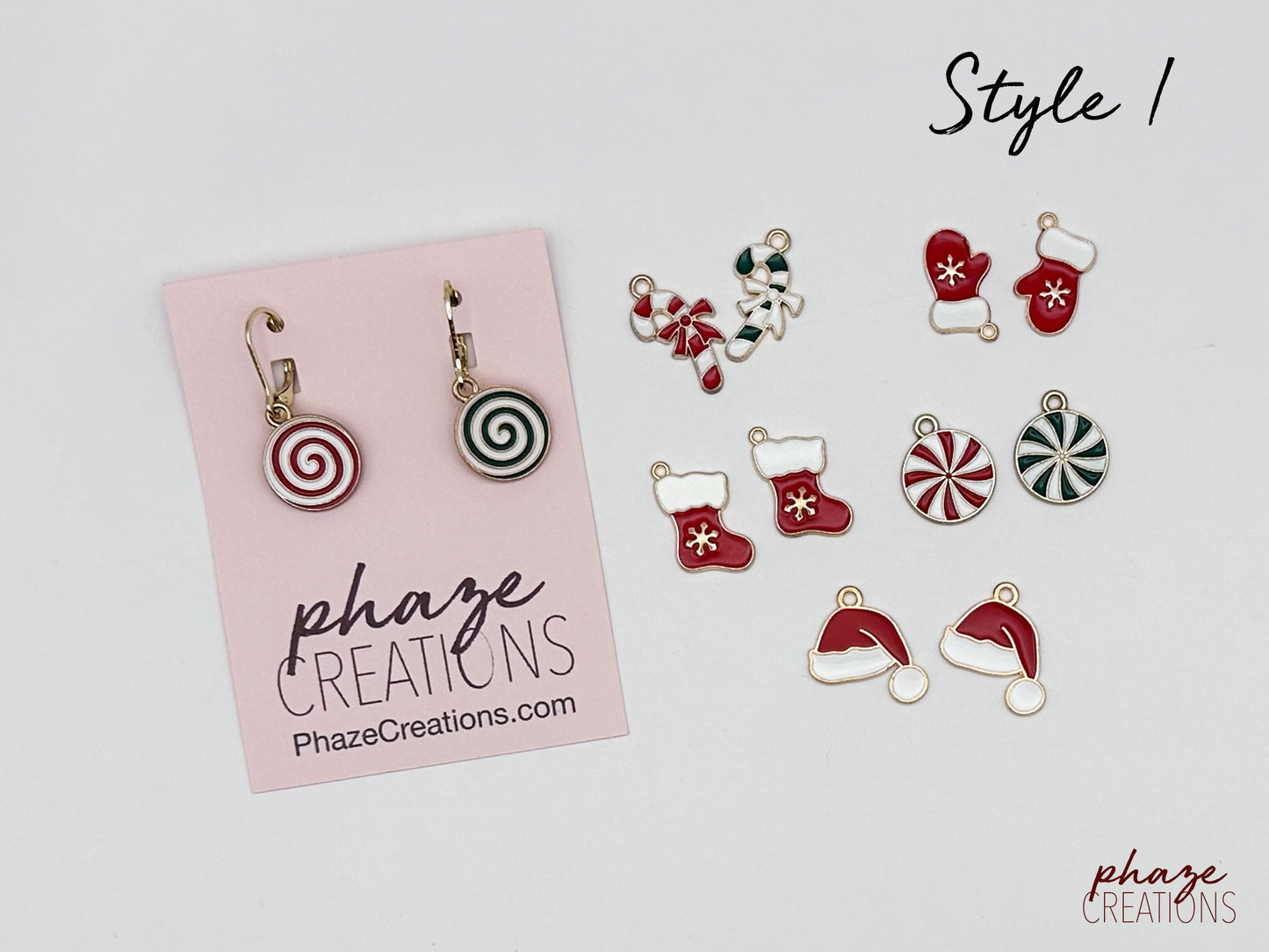 Interchangeable Christmas Earrings