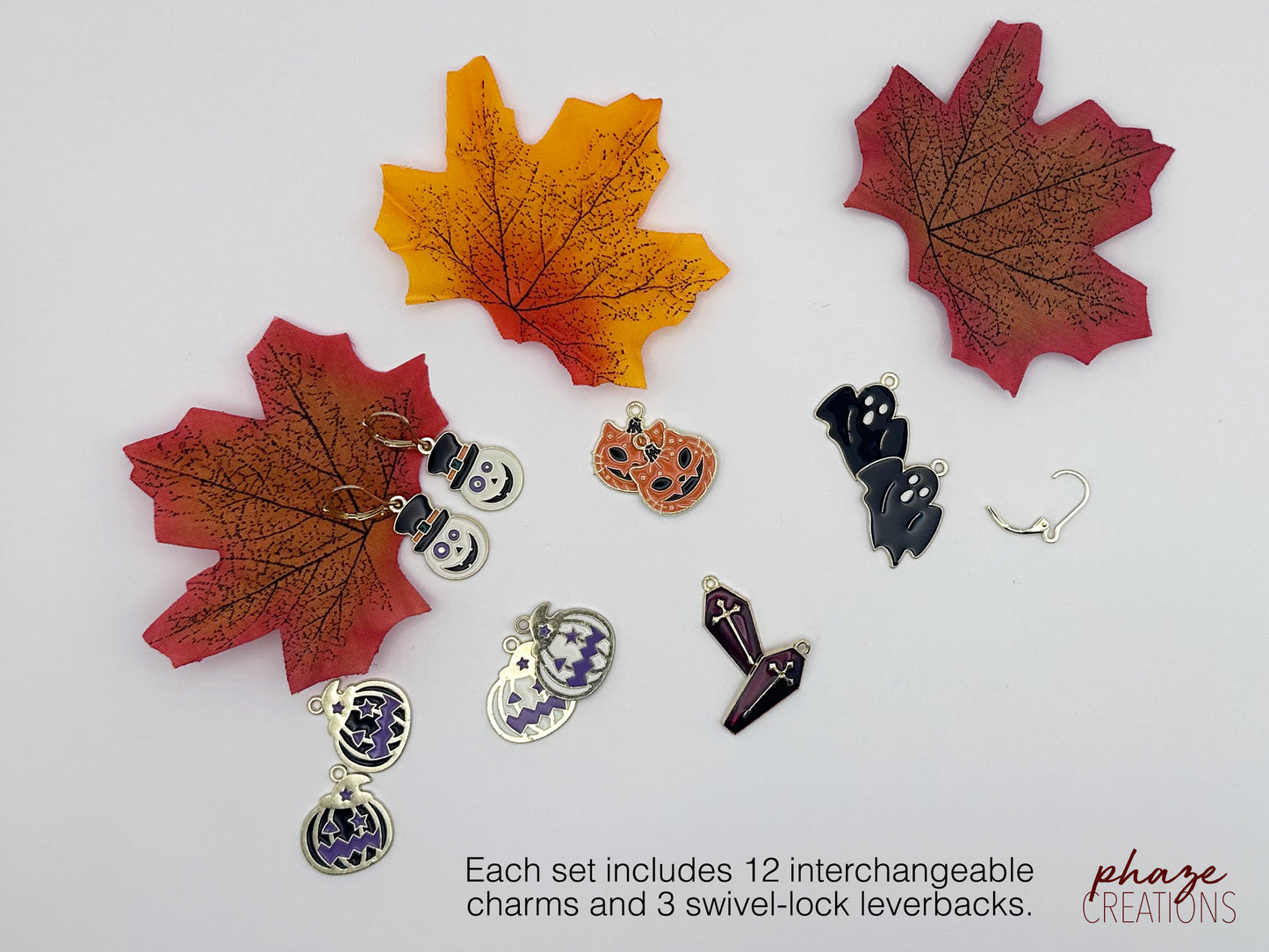 Interchangeable Halloween Themed Earrings