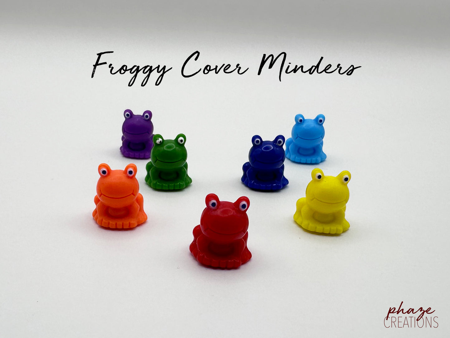 3D Frog Cover Minder in 9 Different Colors