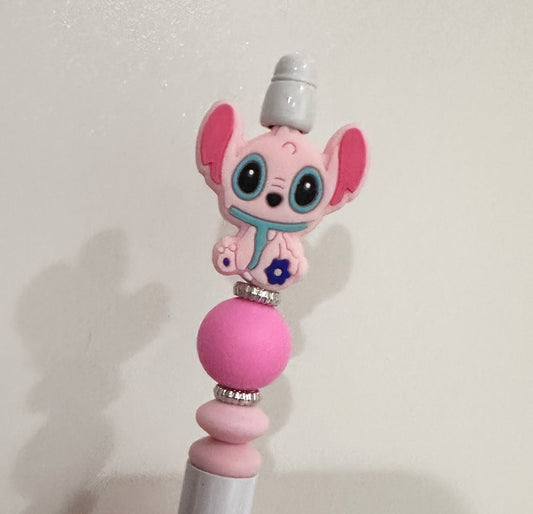 Cartoon Style Pink Twist Pen