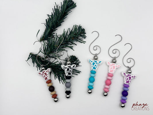 Cow Print Tree Ornament