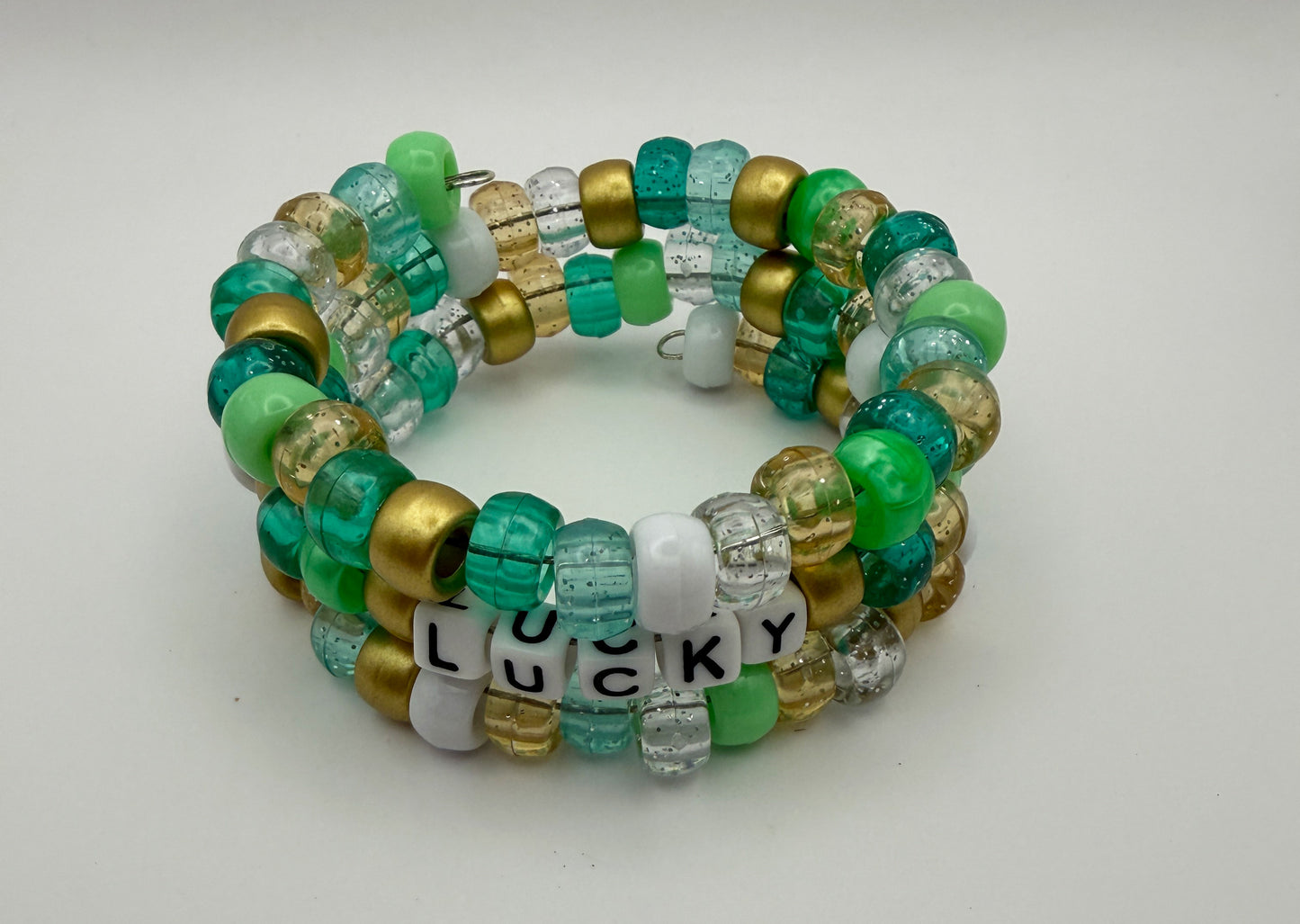 3-Layer LUCKY Coil-On Bracelet