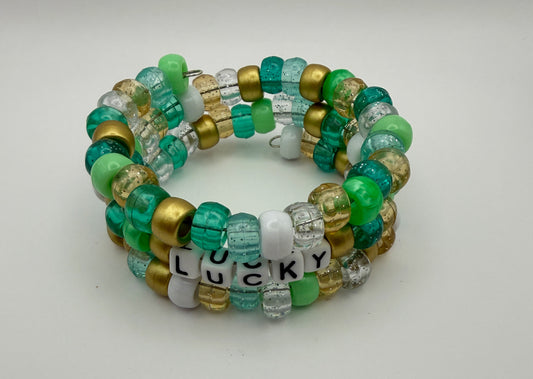 3-Layer LUCKY Coil-On Bracelet