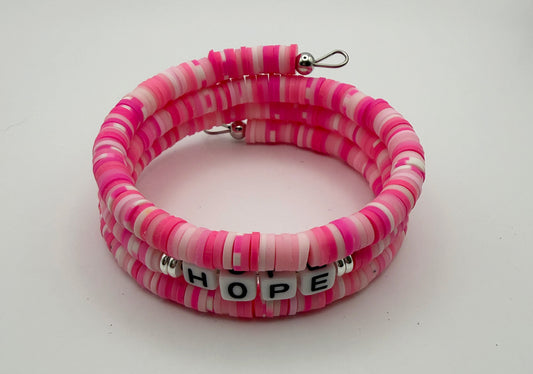 3-Layer HOPE Coil-On Bracelet