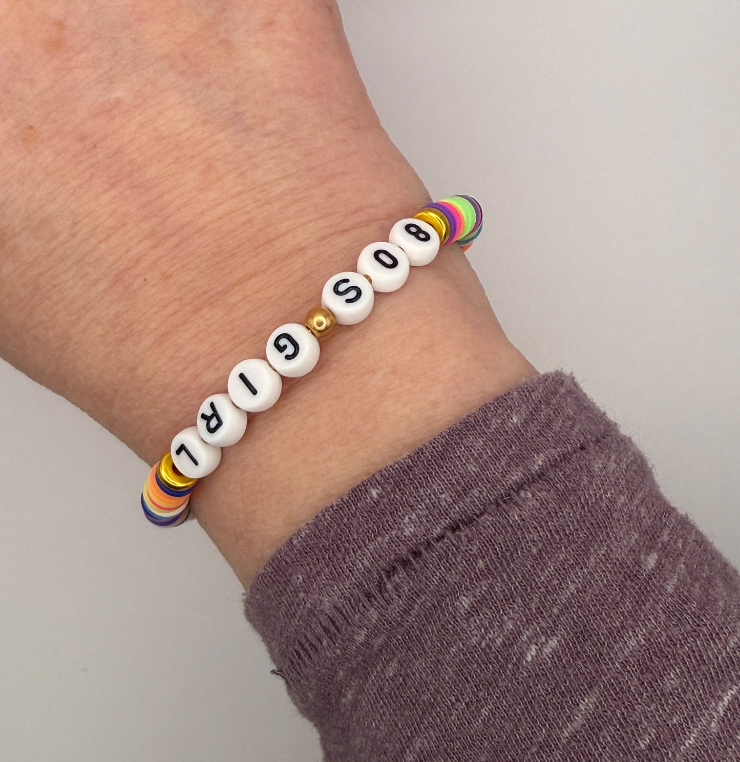 '80s Girl Theme Coil-On Bracelet