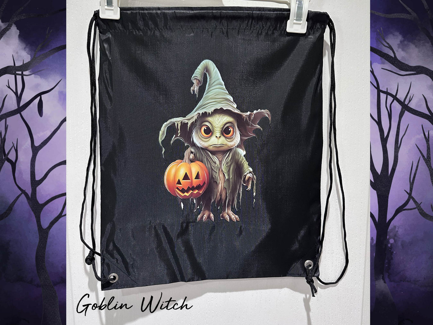 Halloween Themed Backpack String Bag