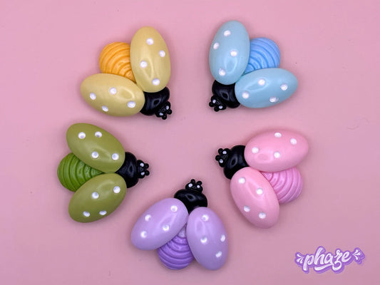Pastel Ladybug Magnet