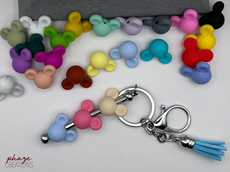 Custom Made Mickey Style Keychain