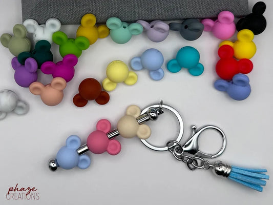 Custom Made Mickey Style Keychain