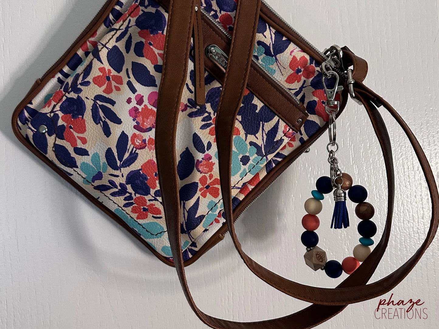 Upcycled Floral Relic Crossbody Bag & Accessories
