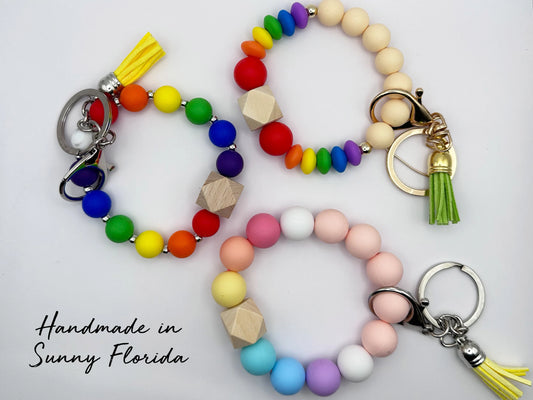 Rainbow Dreams Keychain Wristlet