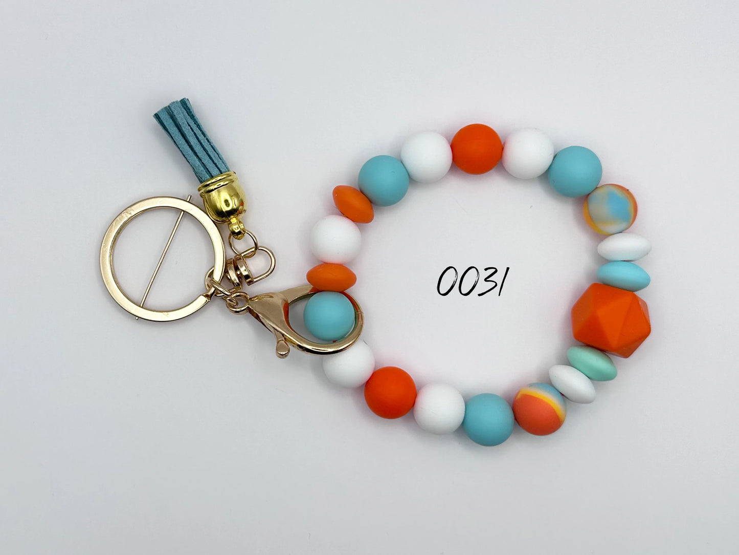 Orange Creamsicle Dreams Keychain Wristlet