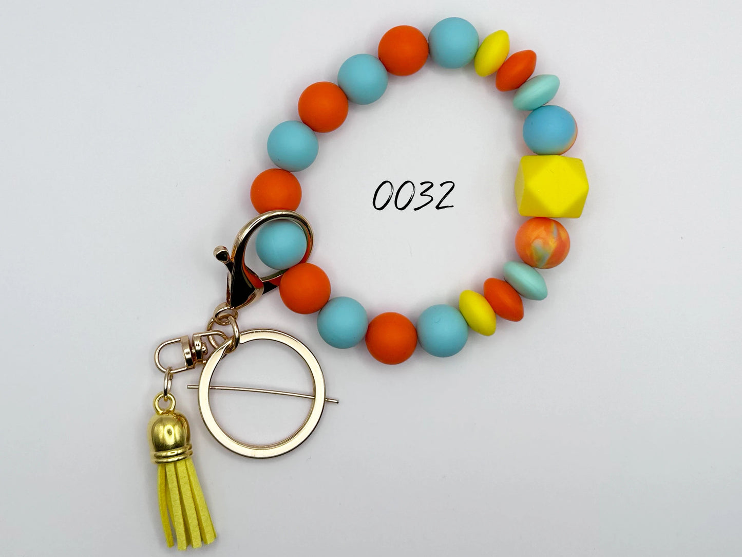 Orange Creamsicle Dreams Keychain Wristlet