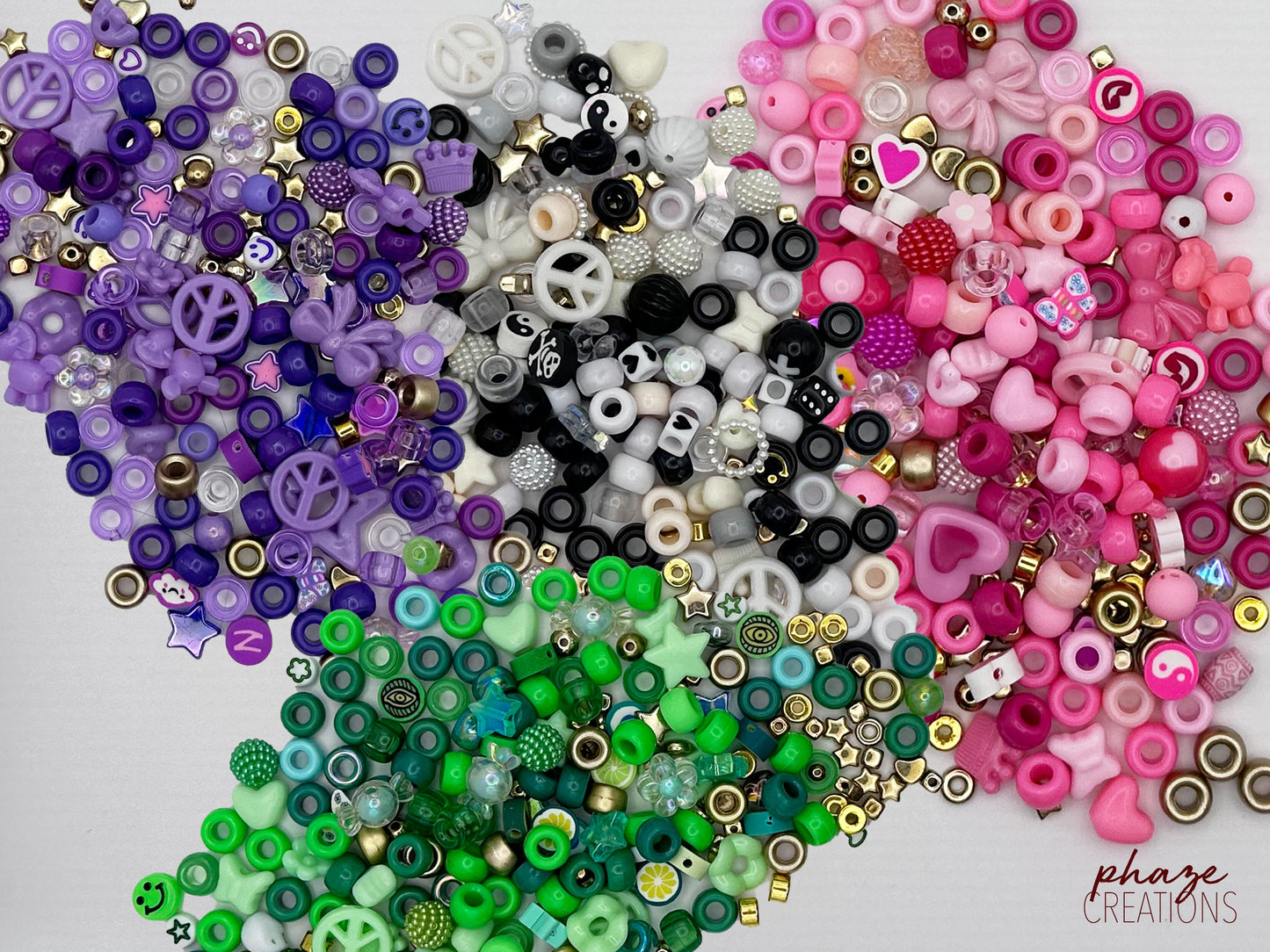 Kandi Bead Mix for Bracelets, Necklaces, and More