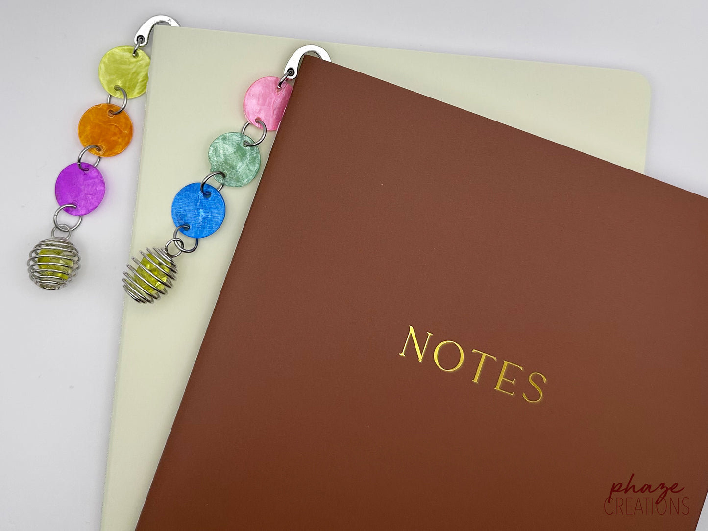 Colorful Shell Metal Bookmark