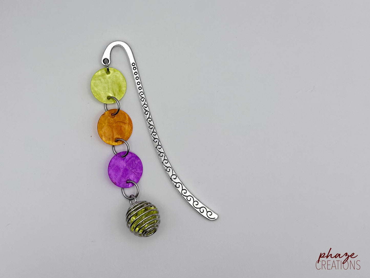 Colorful Shell Metal Bookmark