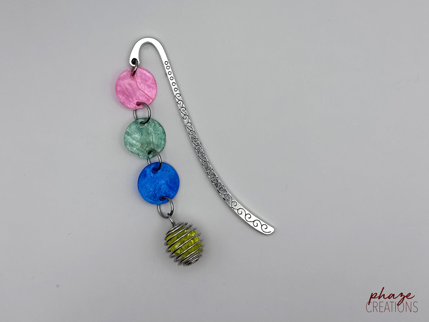 Colorful Shell Metal Bookmark
