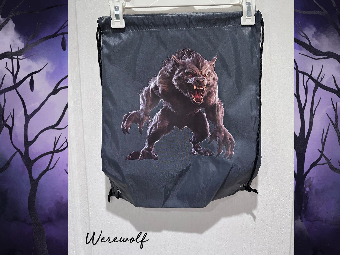 Halloween Themed Backpack String Bag